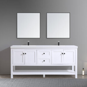 Dowell Topmount Bathroom Resin Basin 000 7322BP