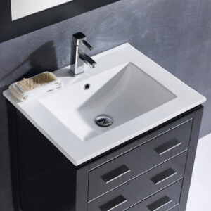 Dowell Topmount Bathroom Ceramic Basin 000 2418BT