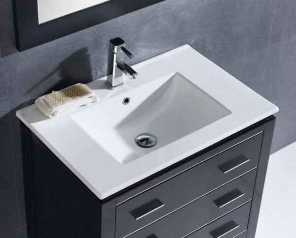 Dowell Topmount Bathroom Ceramic Basin 000 3018BT