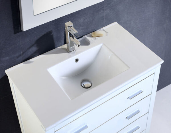 Dowell Topmount Bathroom Ceramic Basin 000 3618BT