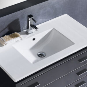 Dowell Topmount Bathroom Ceramic Basin 000 3618BT