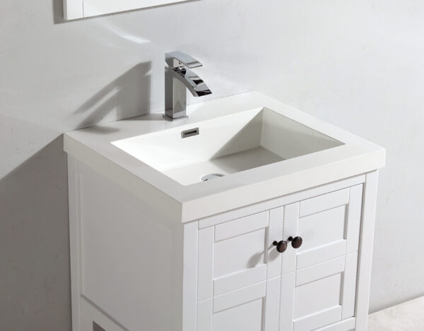 Dowell Topmount Bathroom Resin Basin 000 2522BP