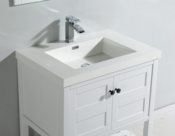 Dowell Topmount Bathroom Resin Basin 000 3122BP