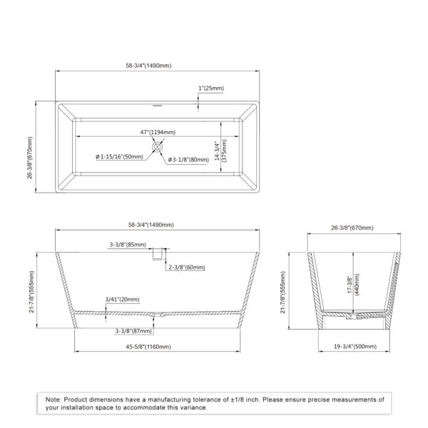 Dowell Freestanding bathtubs-076 5926