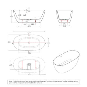 Dowell Freestanding bathtubs-080 5930 02