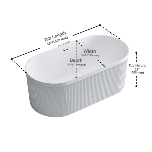 Dowell Freestanding bathtubs-081 5930 01