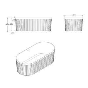 Dowell Freestanding bathtubs-081 5930 02