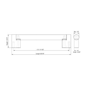 Dowell Handle 3005 128 02