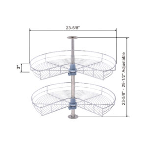 Dowell Base Corner Lazy Susan – 4001 270 24