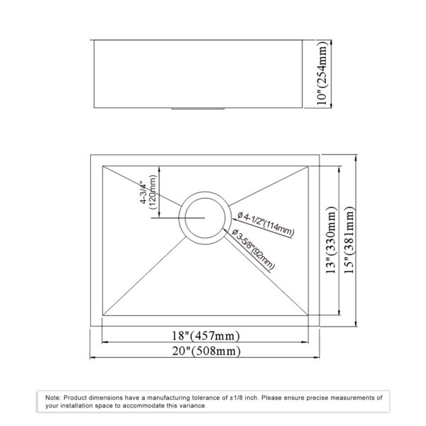 Dowell Undermount Kitchen Sinks Handcrafted Series-6002 2015