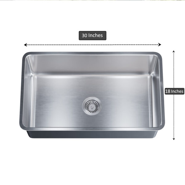 Dowell Undermount Kitchen Sinks Handcrafted Small-Radius Corner (R25) Series 6005 3018