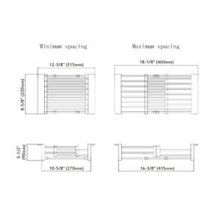 Dowell Adjustable Sink Draining Basket – 6011 09