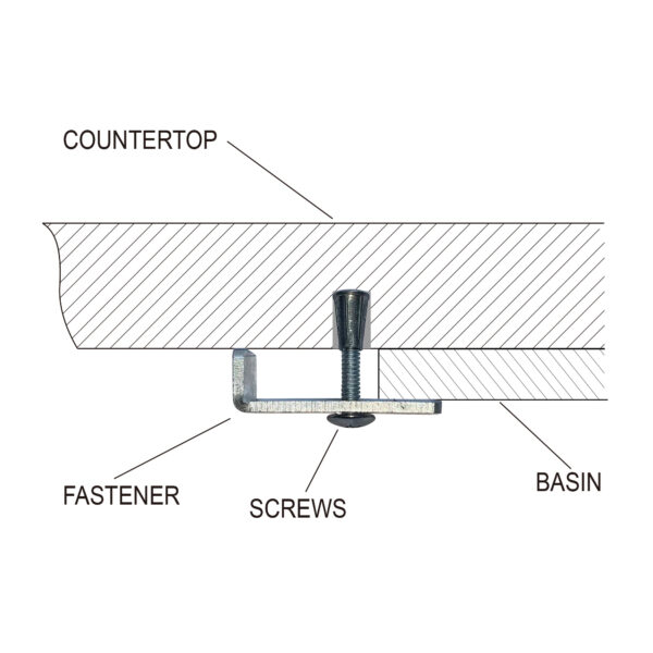 Dowell Clips and Screws for Counter top – 6011 10