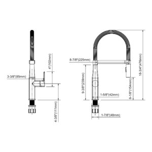 Dowell Single Handle Kitchen Faucet – 8002 016 01