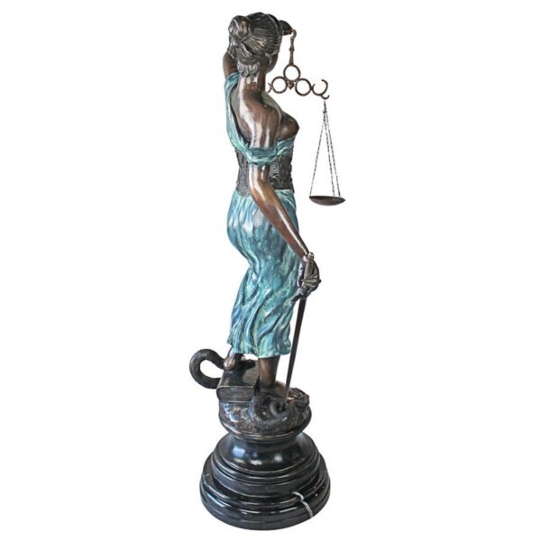 Design Toscano AA5075 35 Inch Giant Themis Blind Justice Statue - Bronze