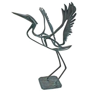 Design Toscano AF19065 58 Inch Salute to the Sun Bronze Bird