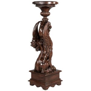 Design Toscano AF8076 14 Inch English Griffin Pedestal