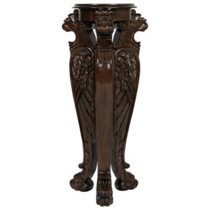 Design Toscano AF8089 18 Inch Evenswood Manor Winged Lion Pedestal