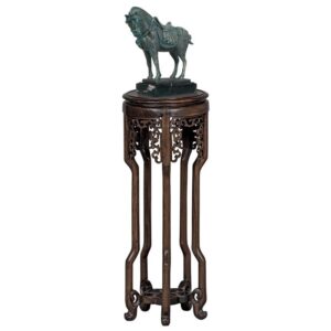 Design Toscano AF8124 11 1/2 Inch Asian Temple Pedestal