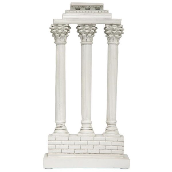 Design Toscano AH22818 7 Inch Temple of Castor and Pollux Column Straight