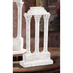 Design Toscano AH22818 7 Inch Temple of Castor and Pollux Column Straight