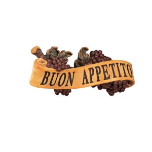 Design Toscano AH231111 14 1/2 Inch Buon Appetito Plaque