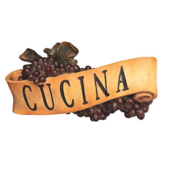 Design Toscano AH231114 14 1/2 Inch Cucina Plaque