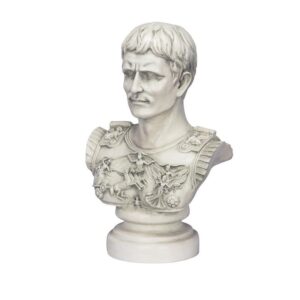 Design Toscano AH250835 10 1/2 Inch Caesar Primaporta Bust