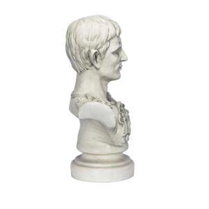 Design Toscano AH250835 10 1/2 Inch Caesar Primaporta Bust