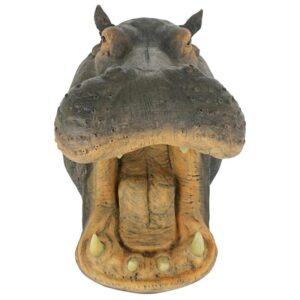 Design Toscano AL18006 13 Inch Hippo Head with Open Mouth