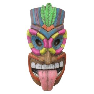 Design Toscano AL1864 7 1/2 Inch Maika I Ole Tiki Face Plaque