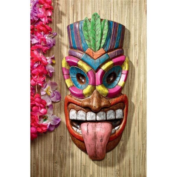 Design Toscano AL1864 7 1/2 Inch Maika I Ole Tiki Face Plaque