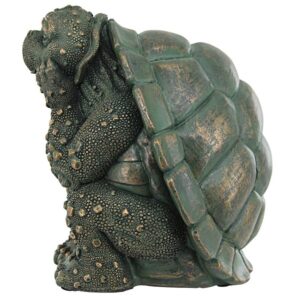 Design Toscano AL20505 6 Inch Thinker Turtle Statue