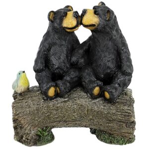 Design Toscano AL20520 12 Inch Best Bear Buddies Garden Statue