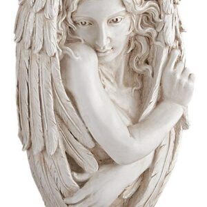 Design Toscano AL37249 13 Inch Tristan the Timid Angel Plaque