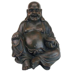 Design Toscano AL38249 18 1/2 Inch Large Laughing Buddha Statue