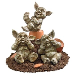 Design Toscano AL50212 5 1/2 Inch Holy Terrors Gremlin Gargoyles Statues