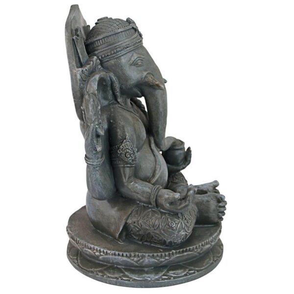 Design Toscano AL59037 7 1/2 Inch Greystone Lord Ganesha Statue