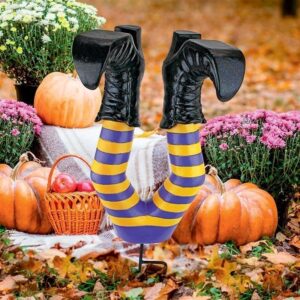 Design Toscano AL62383 Crash Landing Wicked Witch Legs Statue