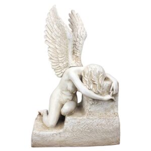 Design Toscano AL90178 16 1/2 Inch Hunger of Heart Break Angel Statue