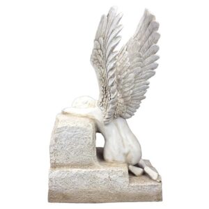 Design Toscano AL90178 16 1/2 Inch Hunger of Heart Break Angel Statue