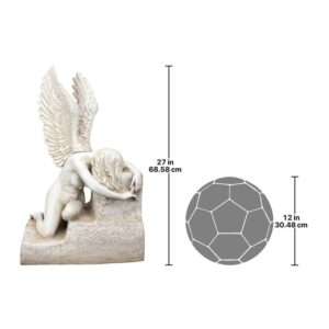 Design Toscano AL90178 16 1/2 Inch Hunger of Heart Break Angel Statue