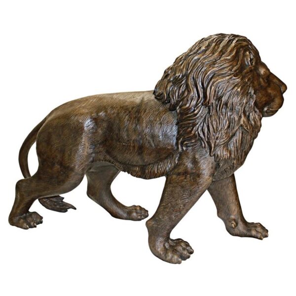 Design Toscano AS221551 48 Inch Guardian Lion Left Foot Forward