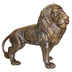 Design Toscano AS221552 47 1/2 Inch Guardian Lion Right Foot Forward