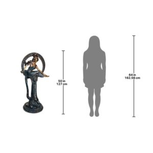 Design Toscano AS24573 24 1/2 Inch Maiden of the Arts Statue - Bronze