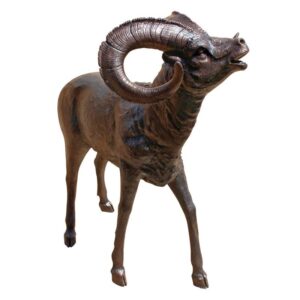 Design Toscano AS25194 46 Inch Big Horn Sheep Statue - Bronze