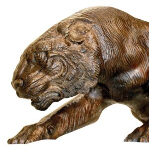 Design Toscano AS2733 41 1/2 Inch Prowling Tiger Statue - Bronze