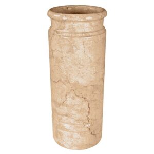 Design Toscano BX1385 8 Inch Marble Umbrella Stand - Ivory