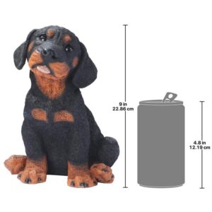 Design Toscano CF325 7 Inch Rottweiler Puppy Statue