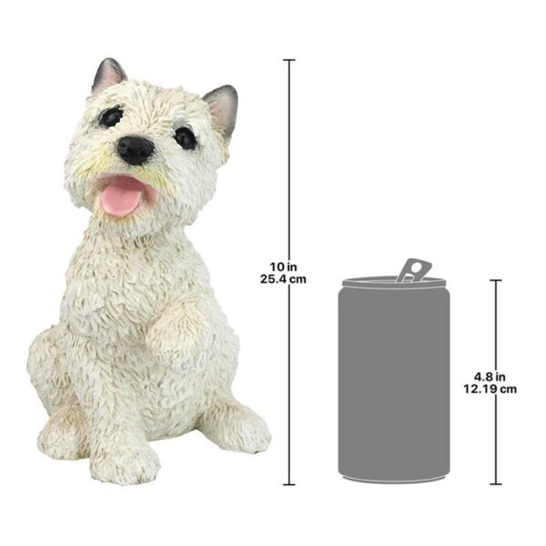 Design Toscano CF342 8 Inch West Highland Terrier Puppy Statue